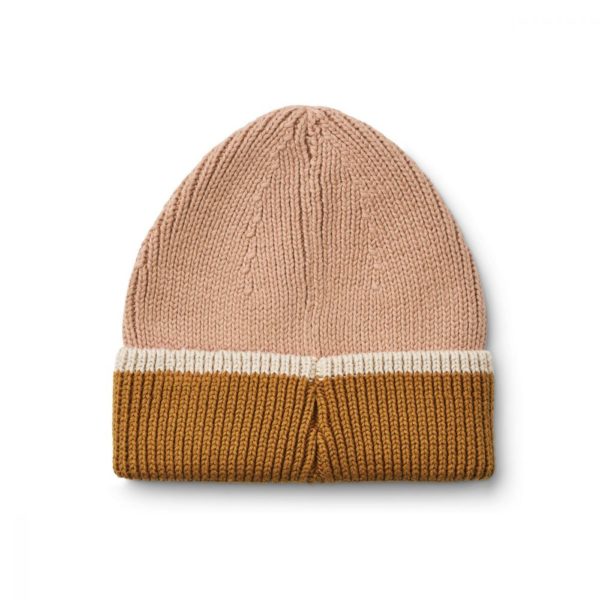 Bonnet Ezra - Dark rose / Sandy / Golden caramel