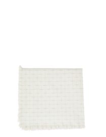 Nappe à carreaux Blanc, or