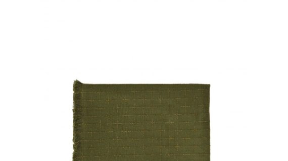 Nappe à carreaux Vert, or