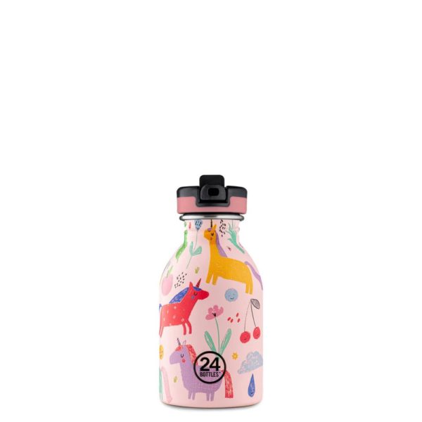 Urban Bottle 250ml + Colored Sport lid light Pink Magic Friends