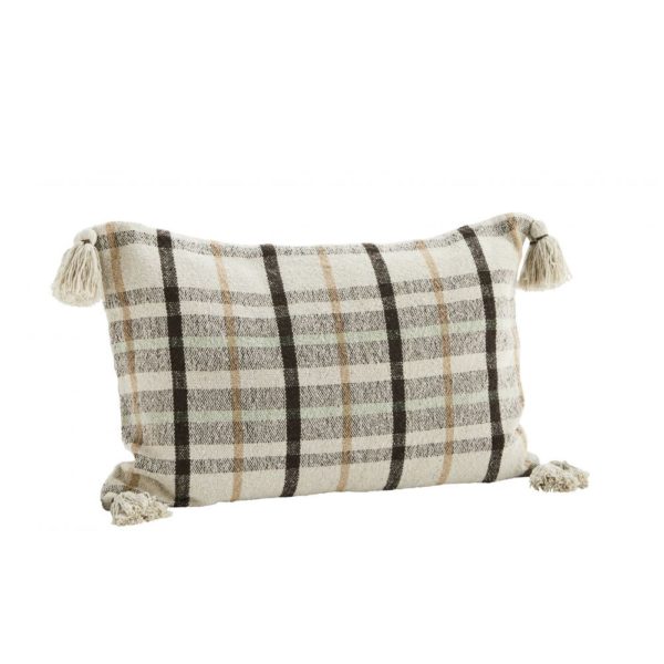 Coussin à carreaux