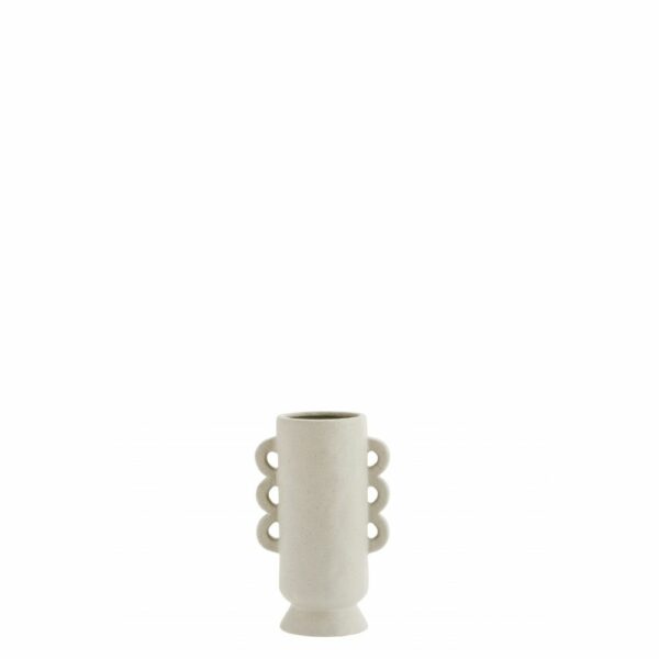 Vase en grès blanc