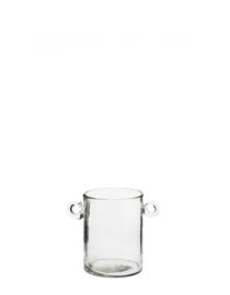 Bocal en verre avec poignées