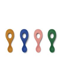 Lot de 4 cuillères silicone Liva - Eden multi mix