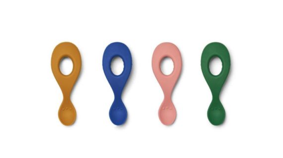 Lot de 4 cuillères silicone Liva - Eden multi mix