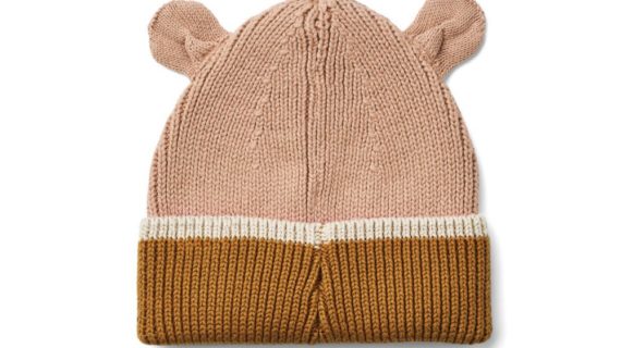 Bonnet Gina - Dark rose / Sandy / Golden caramel