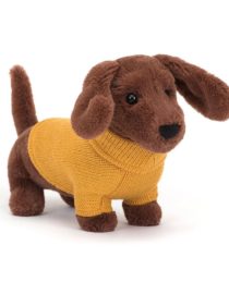 Pull Saucisse Chien Jaune