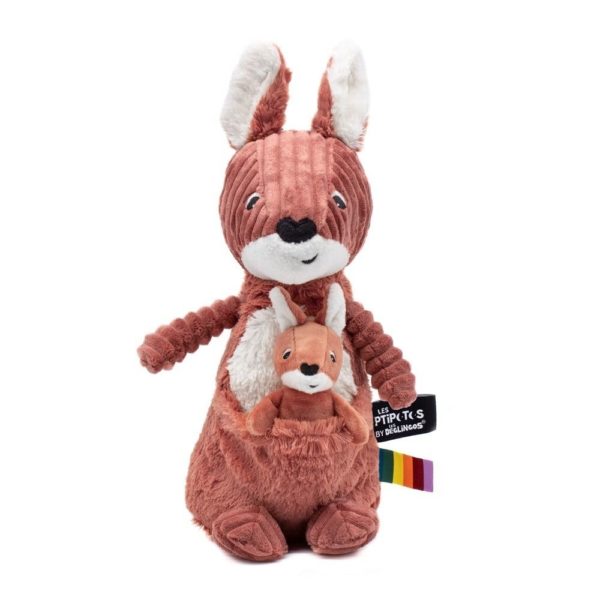 Peluche Allezou le kangourou terracota