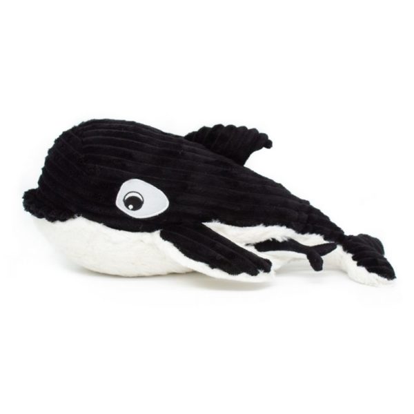Peluche Orque Maman bébé noir 43cm