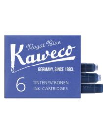 Cartouches d'encre Kaweco 6 pièces bleu royal