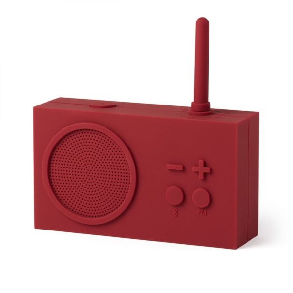 Radio FM & Enceinte Bluetooth® TYKHO 3 - Rouge sombre
