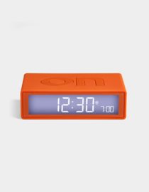 Réveil LCD réversible radio-contrôlé Flip+ Orange