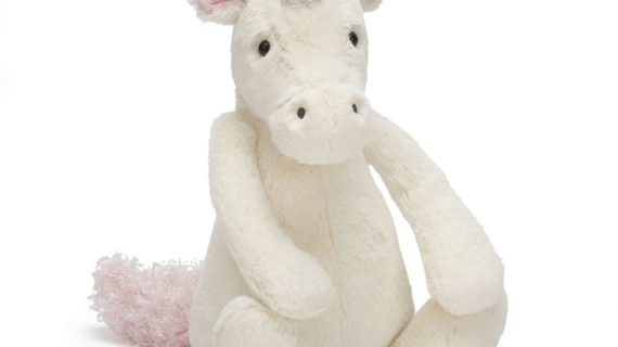 Peluche Licorne timide Moyen