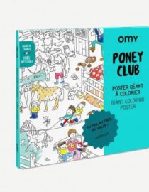 Poster à colorier - Poney club - 100x70