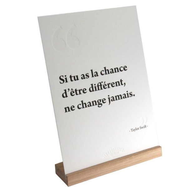 Impression d'art - Citation Taylor Swift