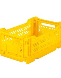 Caisse pliante Jaune - Petite