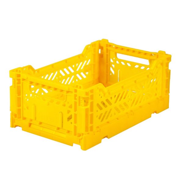 Caisse pliante Jaune - Petite