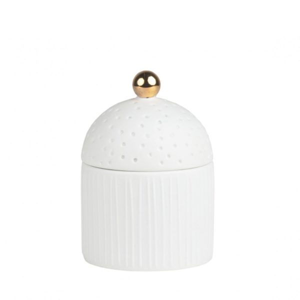 Boîte en porcelaine, rayures