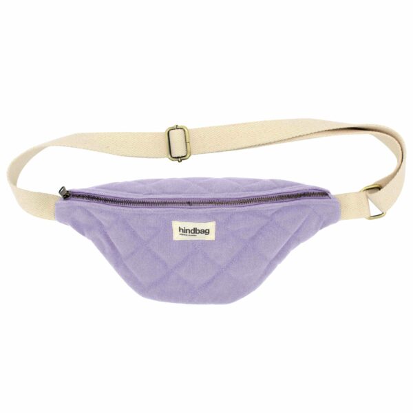 Sac banane matelassée Olivia Lilas