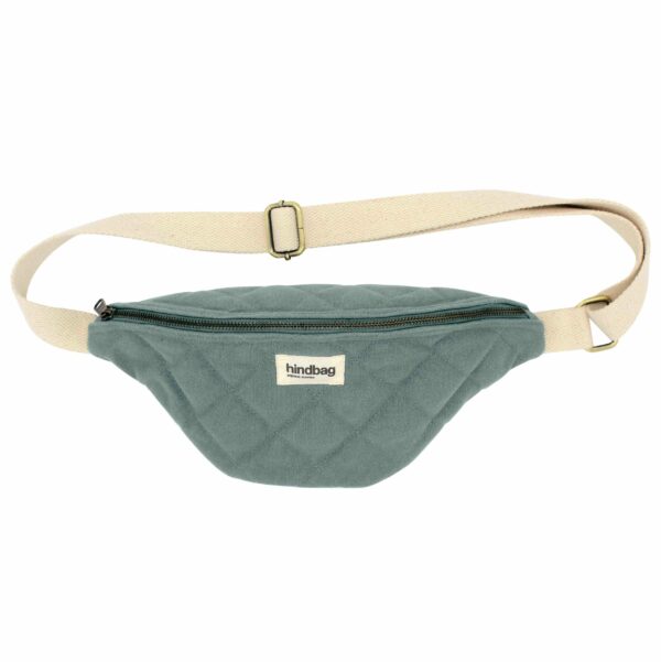Sac banane matelassée Olivia Sauge