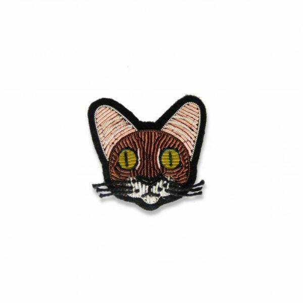 Broche Bengal –  brodée à la main