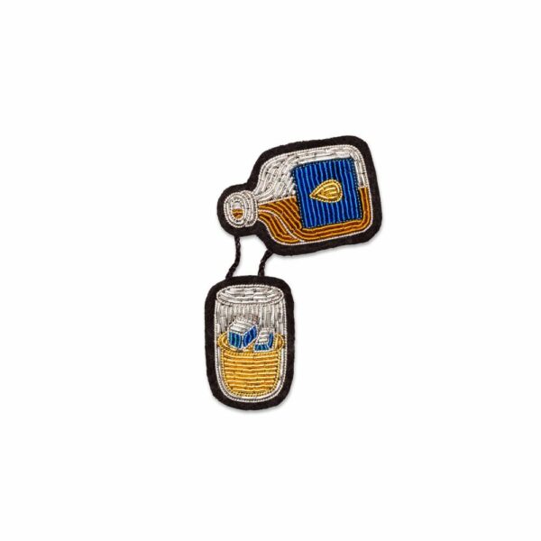Broche Anisette –  brodée à la main