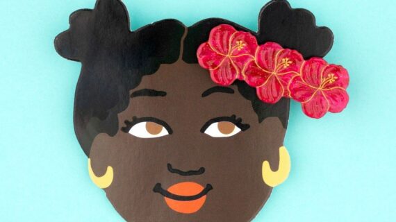 Barrette Hibiscus