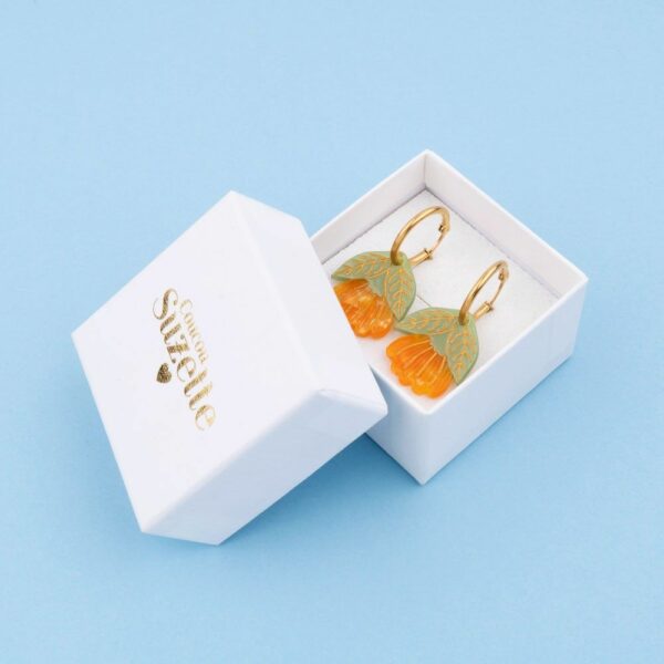 Boucles d'oreilles Calendula