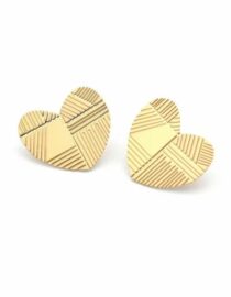 Grandes puces striées Coeur