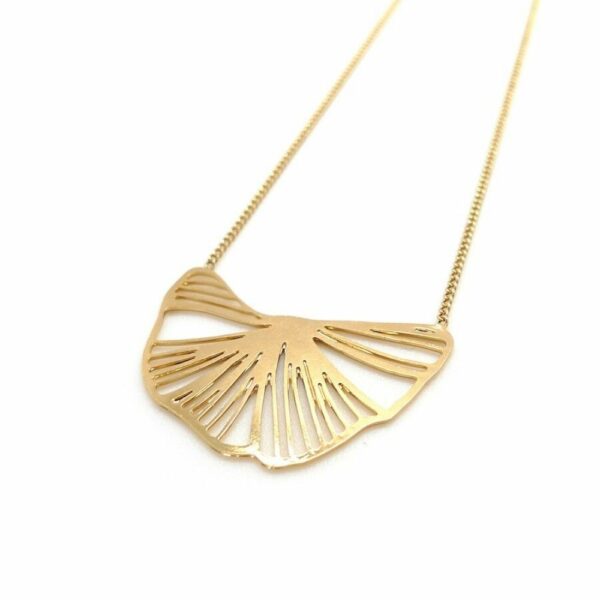 Collier Ginkgo ajouré