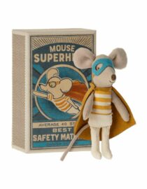 Les Miniatures - Souris de super héros, petit frère dans la boîte d'allumettes