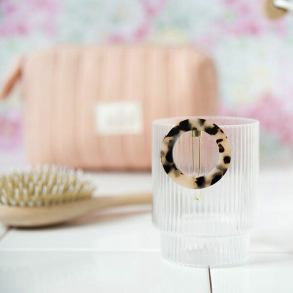 Barrette ronde Ecaille