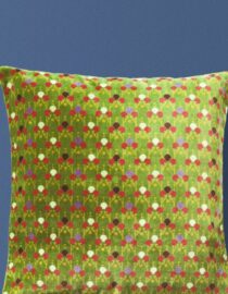 Coussin Carré Velours - Tara New Green