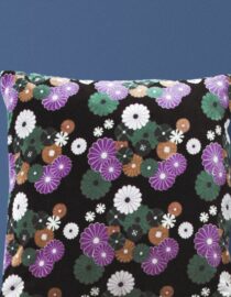 Coussin Carré Velours - Mellow Black