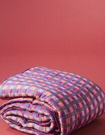 Boutis Surpiqué - Dotty Bright Coral / Checky Bright