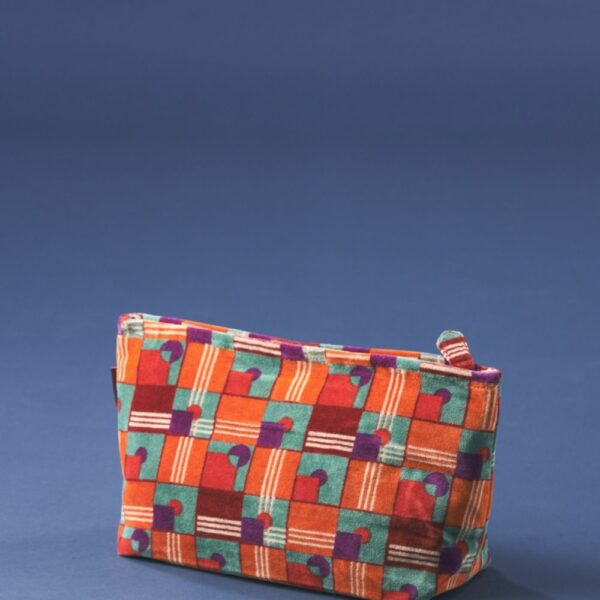 Trousse Airport XL - Velours Aberdeen Red Brick