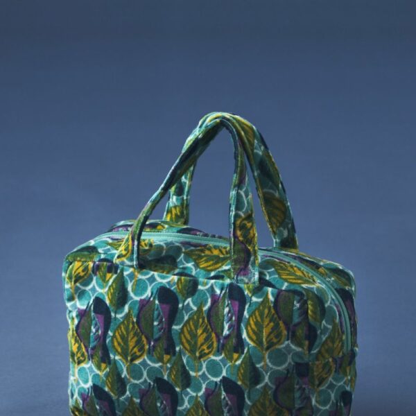 Petit Sac Velours - Dotty Blue