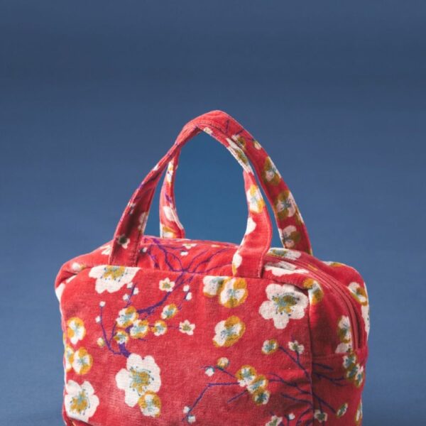 Petit Sac Velours - Blossom Bright Coral