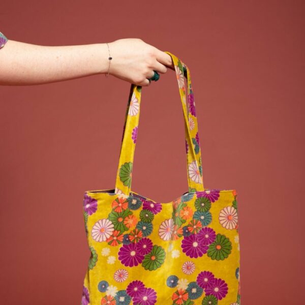 Sac Velours Tatie Tote Bag - Mellow Gold