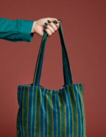 Sac Velours Tatie Tote Bag - Margate Dark Bayou