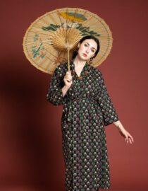 Peignoir Long - Tara Black