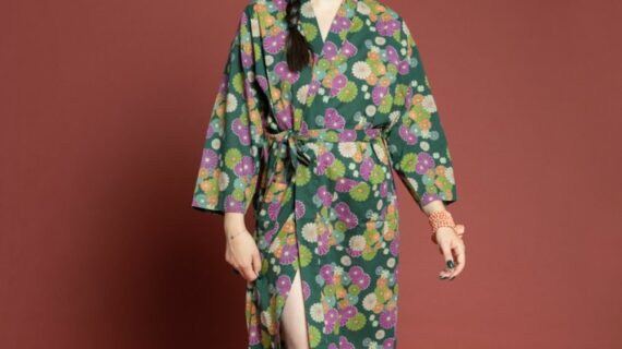 Peignoir Long - Mellow Green