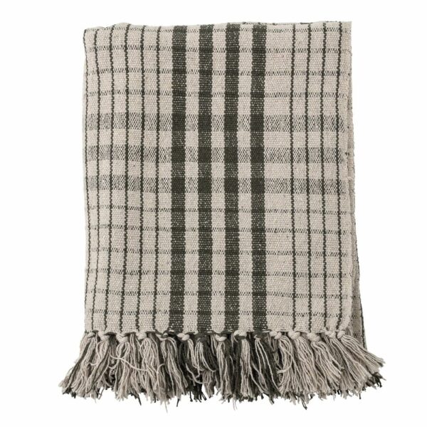 Plaid Flyrd, Verte, Coton recyclé