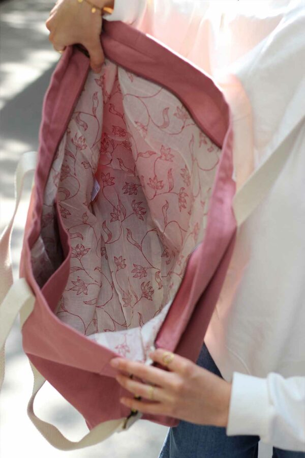 Sac week-end Jean Rose blush – Image 4