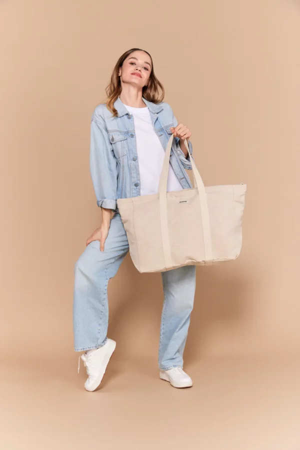 Sac week-end Jean Jute – Image 2