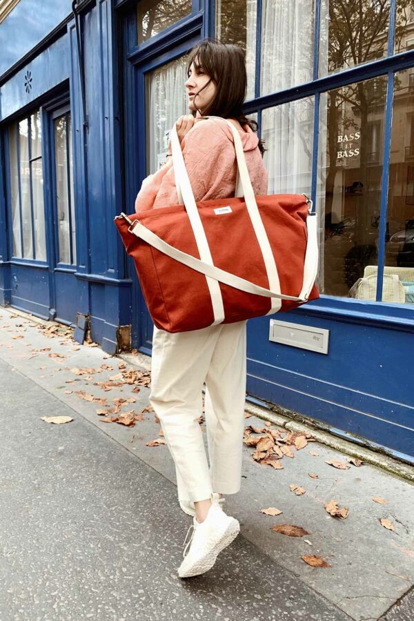 Sac week-end Jean Terracotta – Image 5