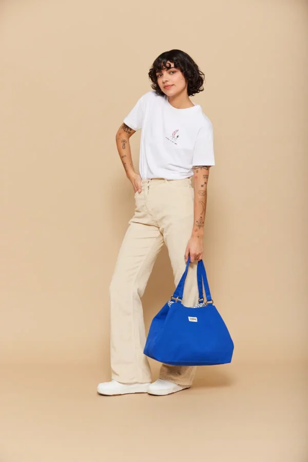 Sac cabas Raphaelle Bleu électrique – Image 3