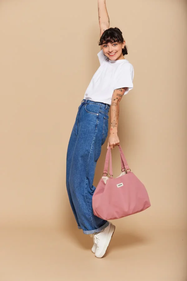 Sac cabas Raphaelle Rose blush – Image 3