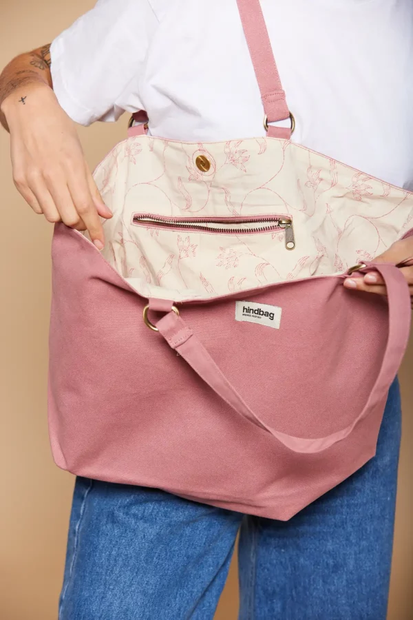 Sac cabas Raphaelle Rose blush – Image 2