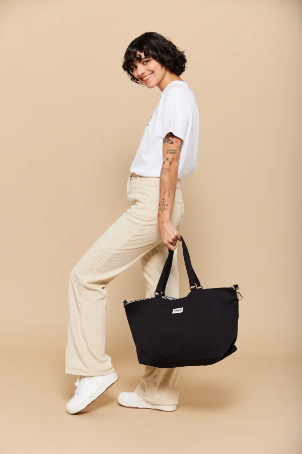 Sac cabas Raphaelle Noir – Image 2